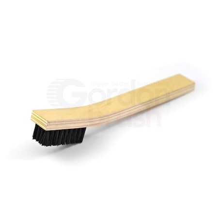 Gordon Brush 4 x 9 Row 0.018 Nylon Bristle and Plywood Handle Large Scratch Brush, PK12 36N